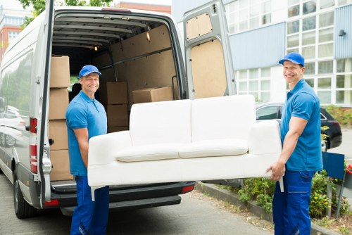 Packing services for a Chelsea home move with organised boxes