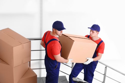 Chelsea Man And Van team maintaining a safe moving environment