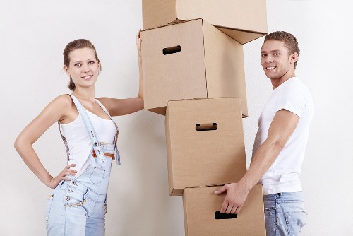 Packing and moving office equipment for a Chelsea business relocation
