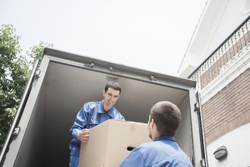 PPE and secure loading practices in a Chelsea man and van van