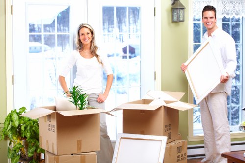 Charity donation items prepared during a Chelsea clearance